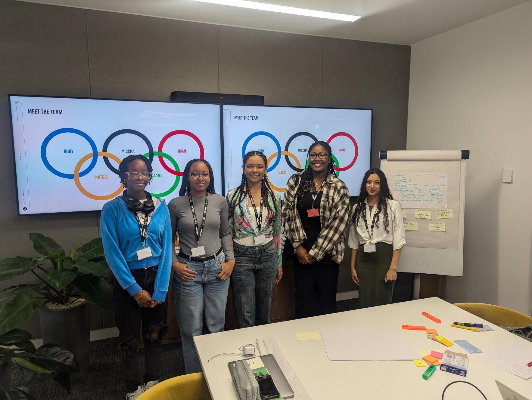 5 NTG members at the Digitas office